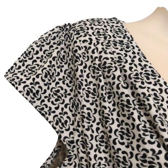 🔵BOGO FREE🔵 Loft Petites Wrap Look Dress w Matching Sash Sz 16P - Picture 2 of 7